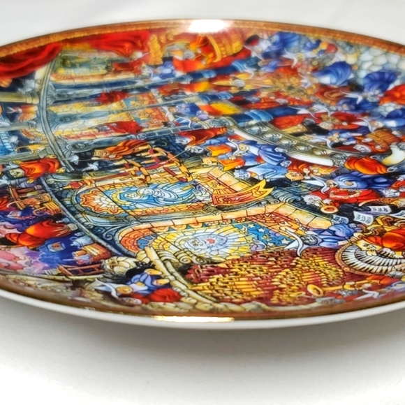 Holy Cats Franklin Mint 8" Porcelain Plate Decor Heirloom Recommendation Limited - Picture 13 of 16